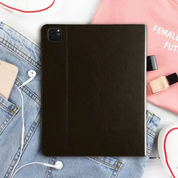 iPad Pro 11" Leather Case - 4th and 3rd Generation- With Pencil Holder